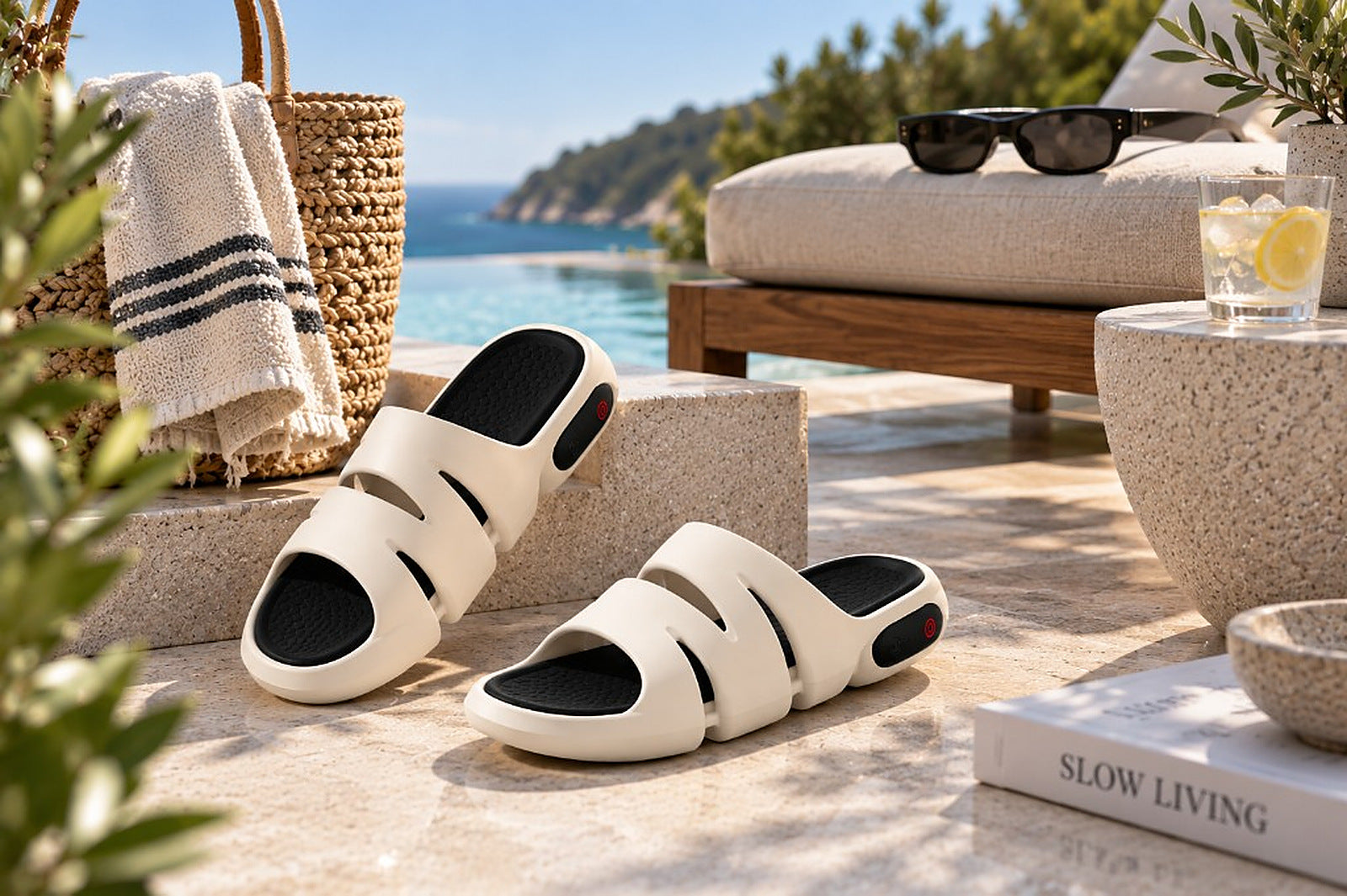 Zora Slides by the pool
